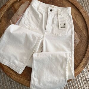 Sézane The 70’s Trousers Ecru Size 4